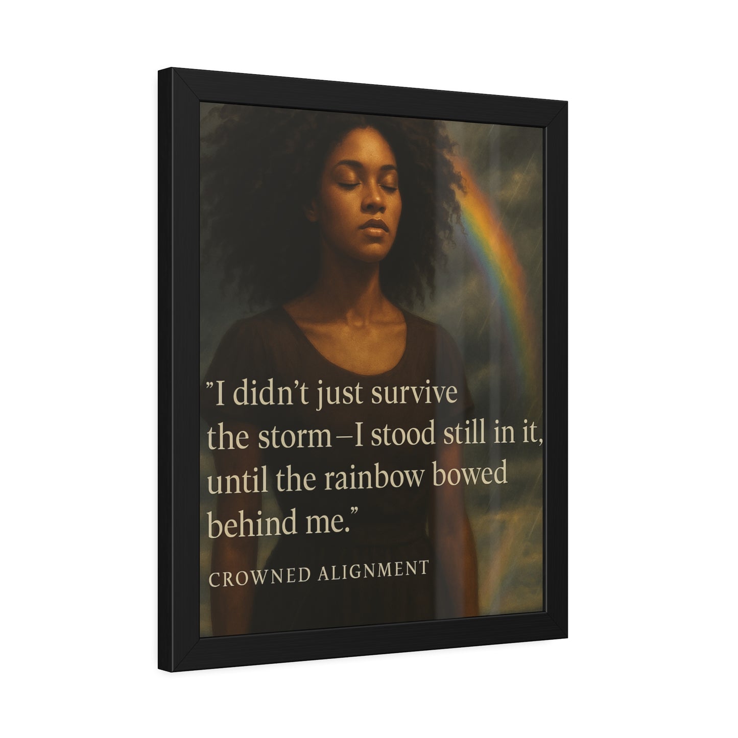 "I Didn't Just Survive"- Framed Wall Art