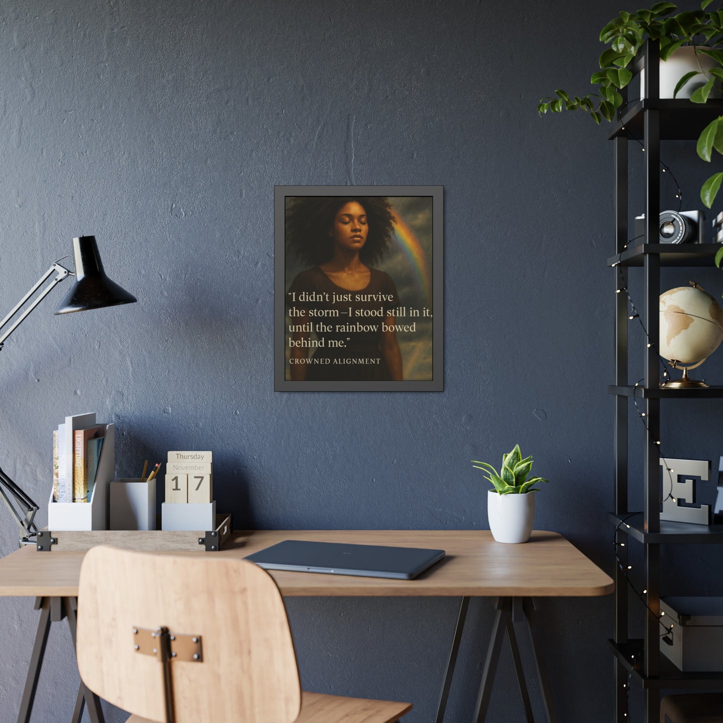 "I Didn't Just Survive"- Framed Wall Art