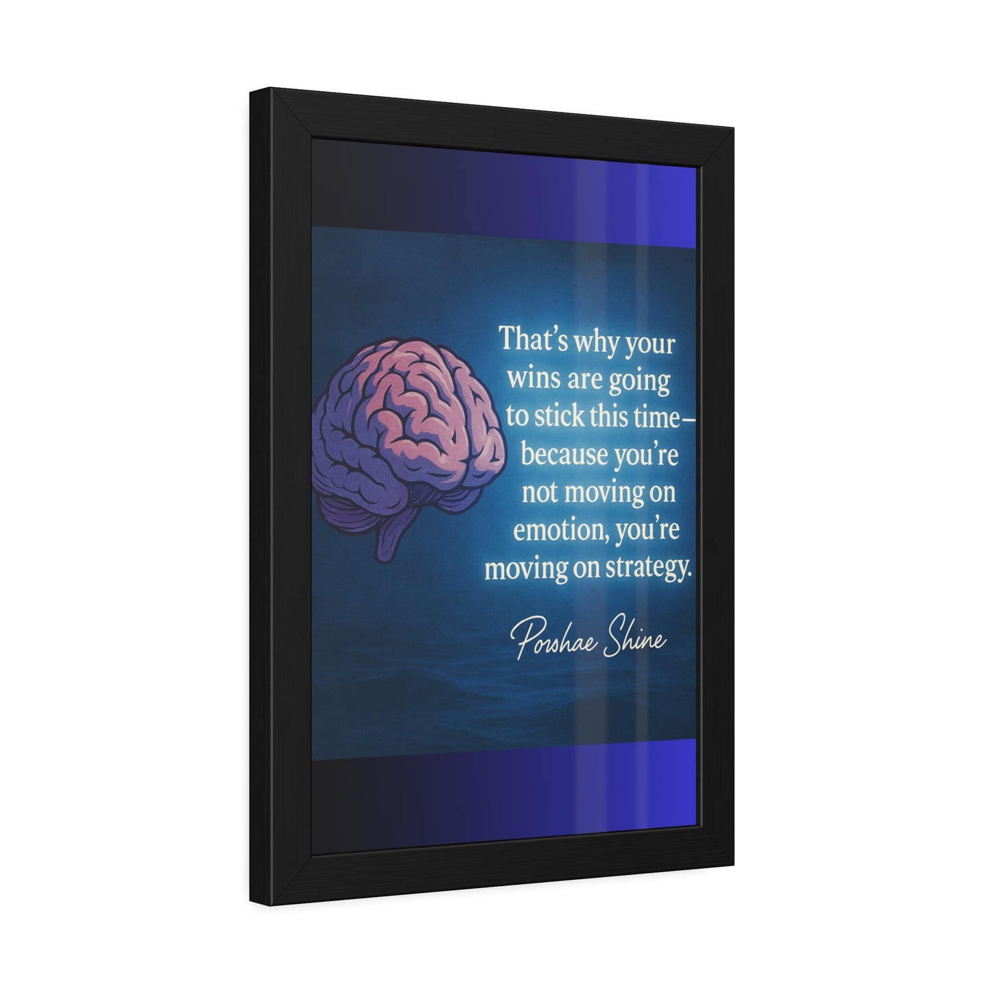"This Time It Sticks" - Framed Wall Art