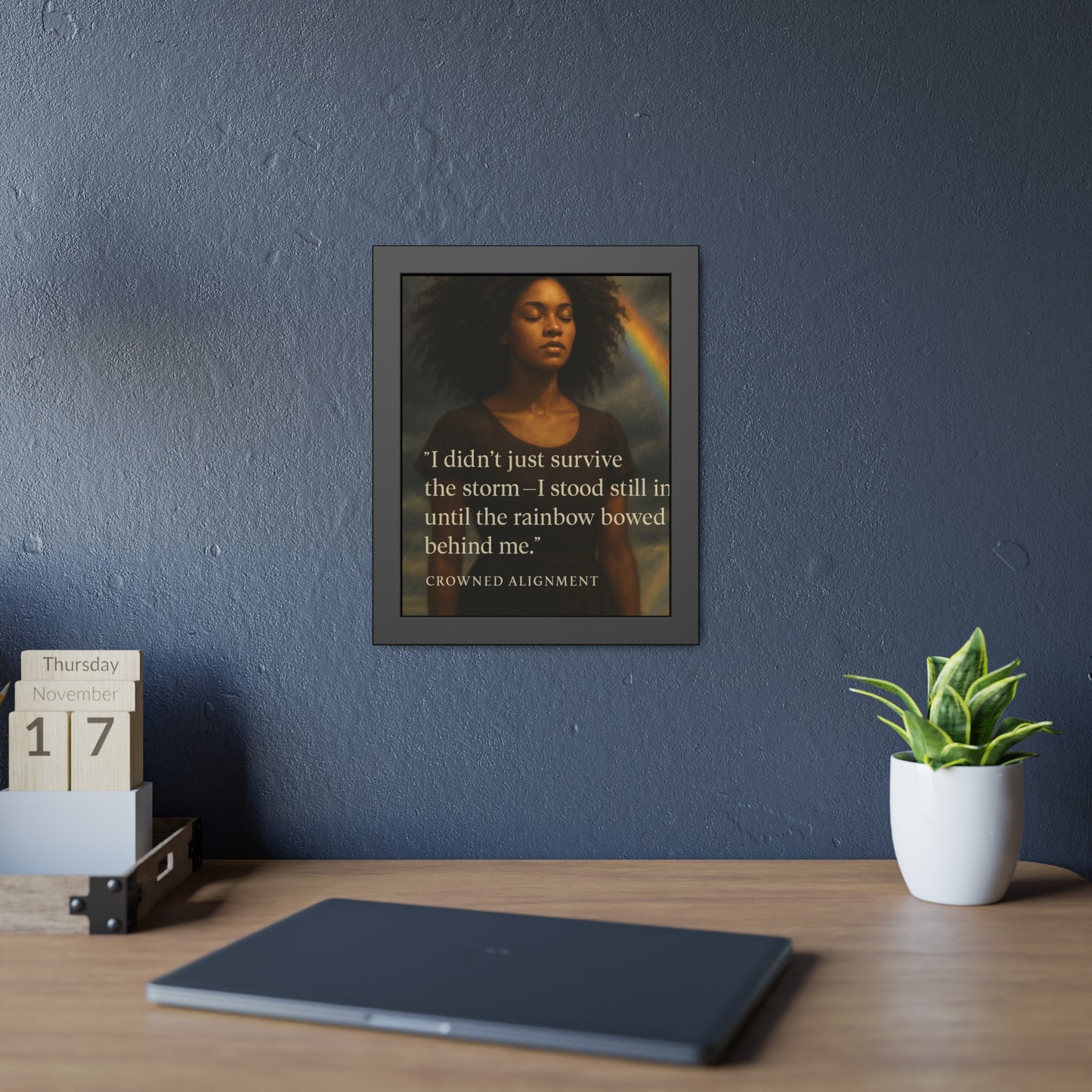 "I Didn't Just Survive"- Framed Wall Art
