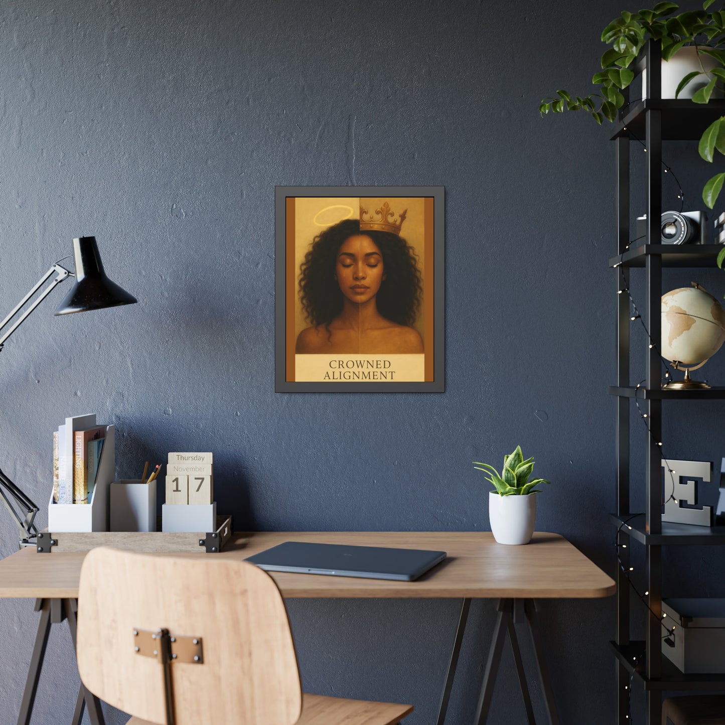 "Everything About Her Aligned" - Framed Wall Art