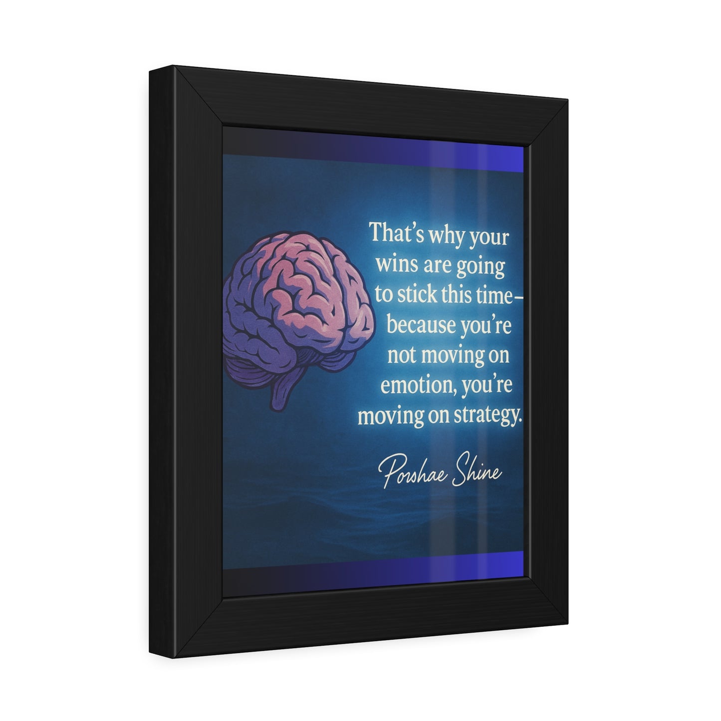 "This Time It Sticks" - Framed Wall Art