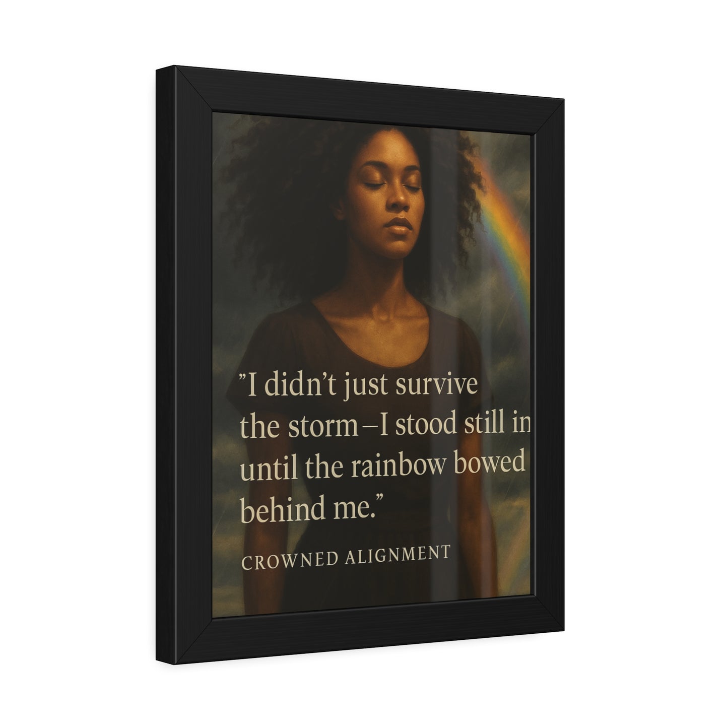 "I Didn't Just Survive"- Framed Wall Art