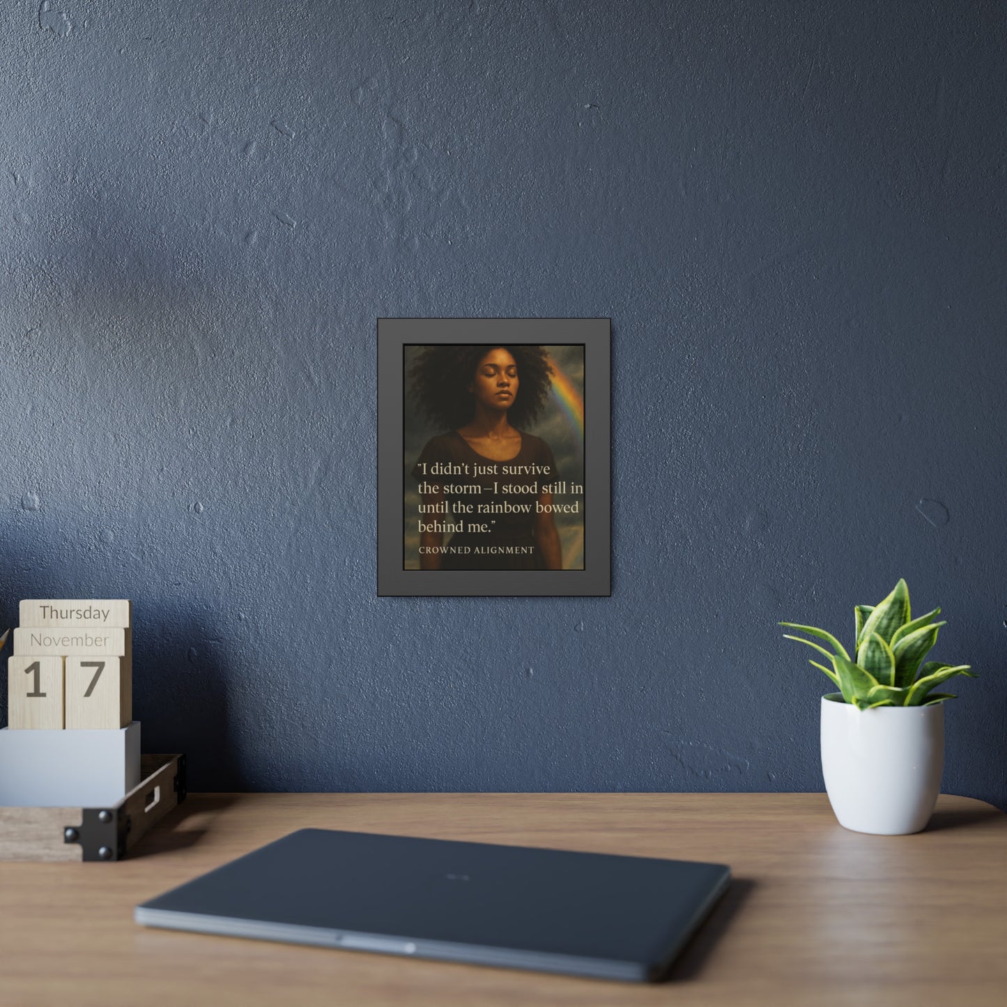 "I Didn't Just Survive"- Framed Wall Art