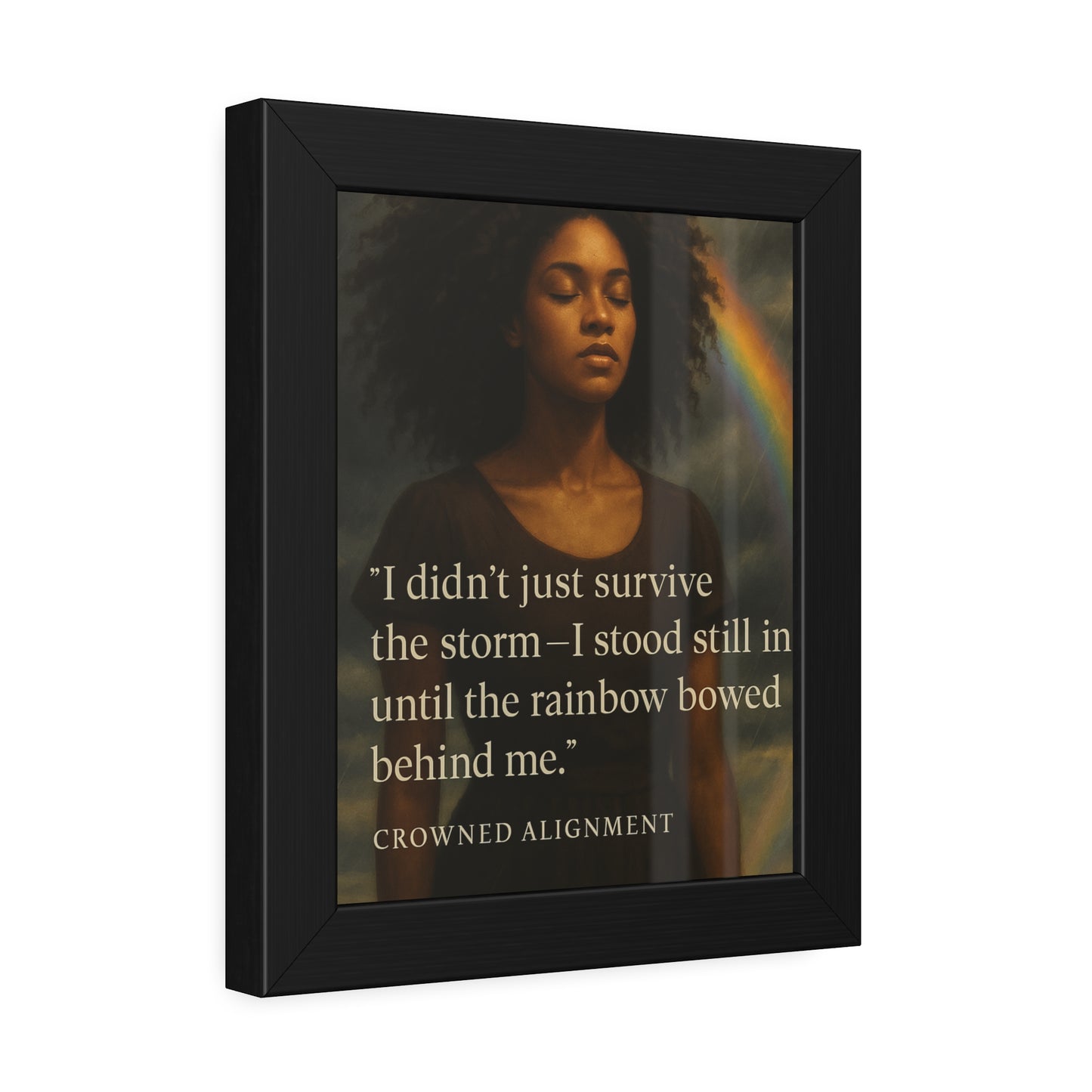 "I Didn't Just Survive"- Framed Wall Art