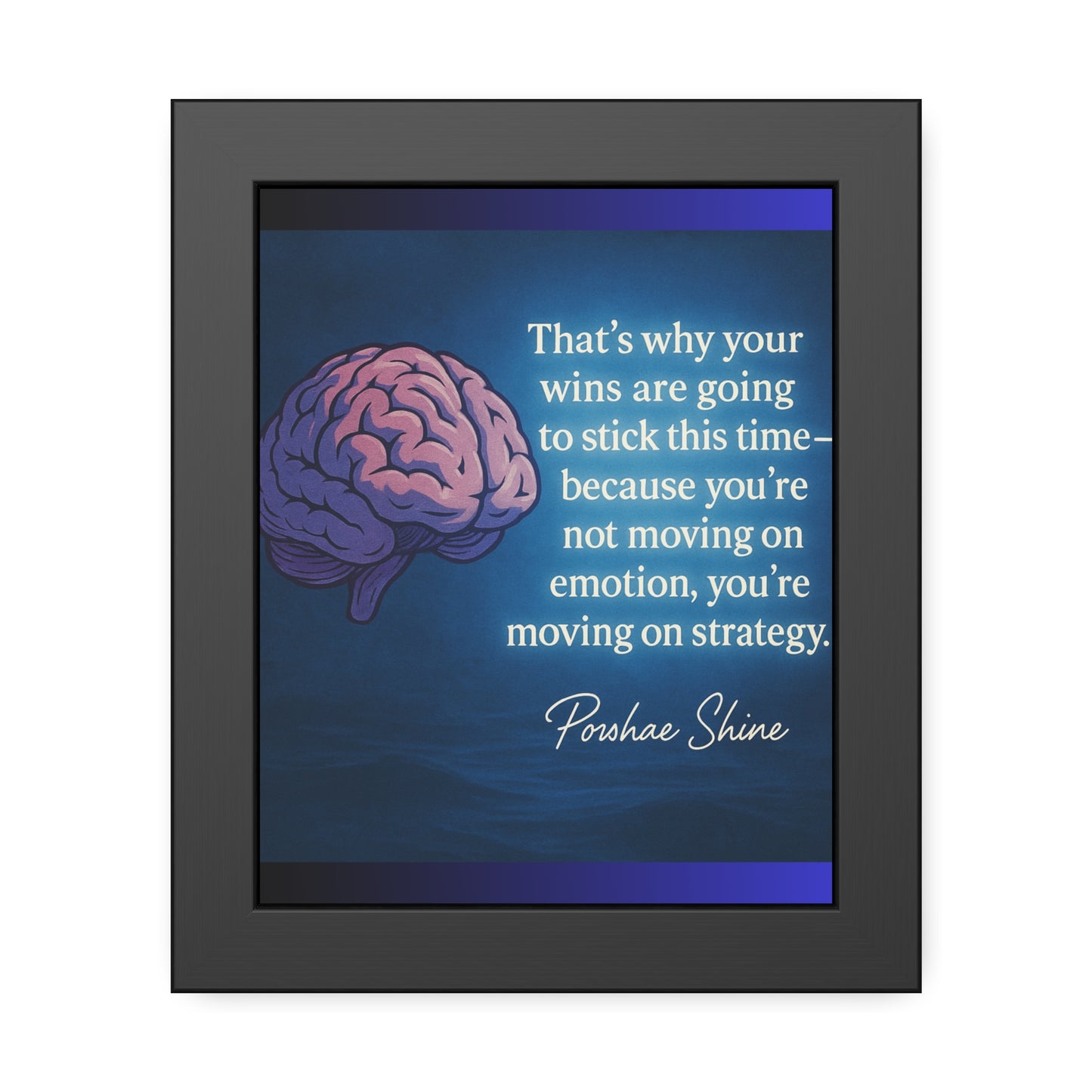 "This Time It Sticks" - Framed Wall Art