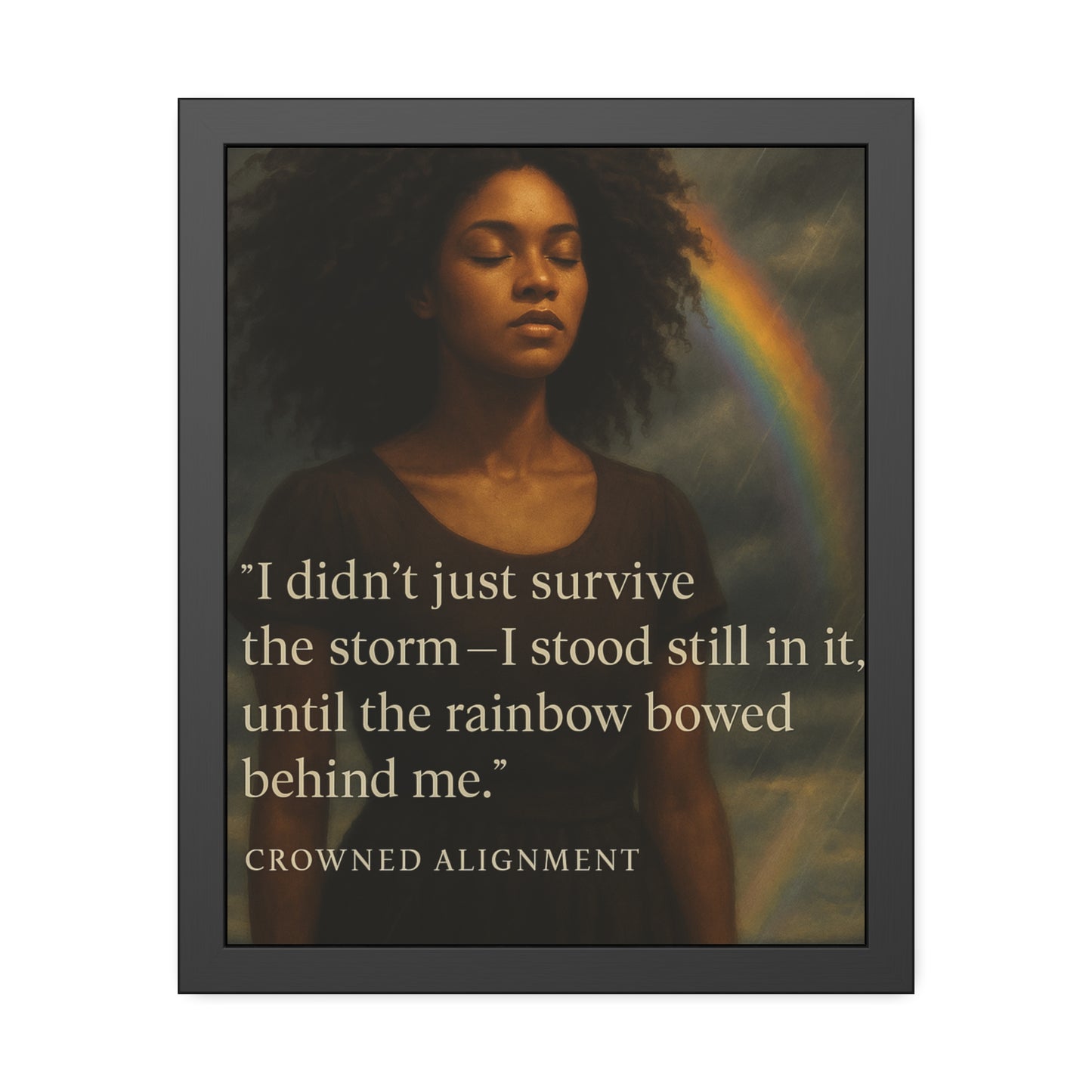 "I Didn't Just Survive"- Framed Wall Art