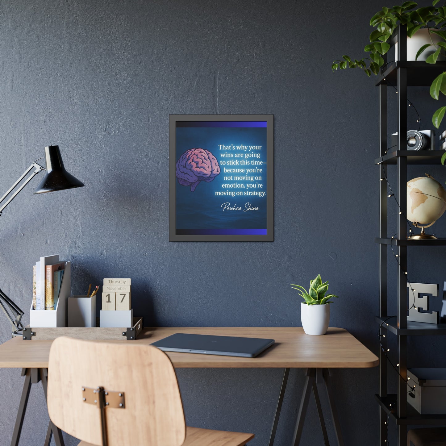 "This Time It Sticks" - Framed Wall Art