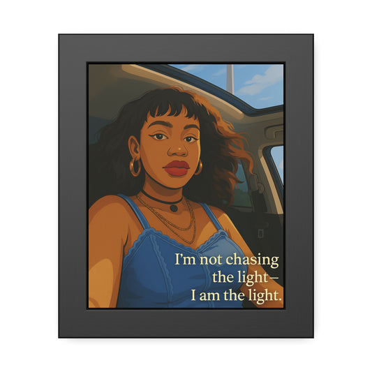 "I Am the Light" - Framed Wall Art