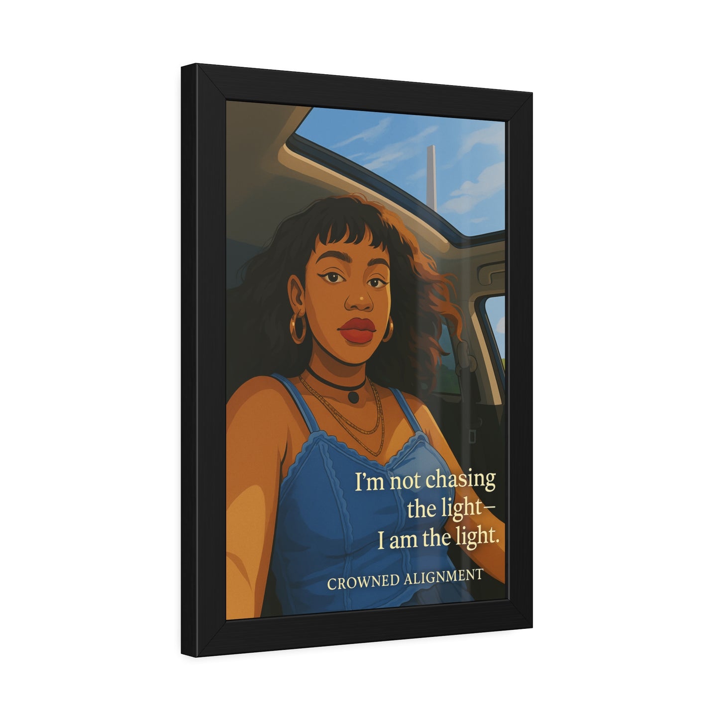 "I Am the Light" - Framed Wall Art