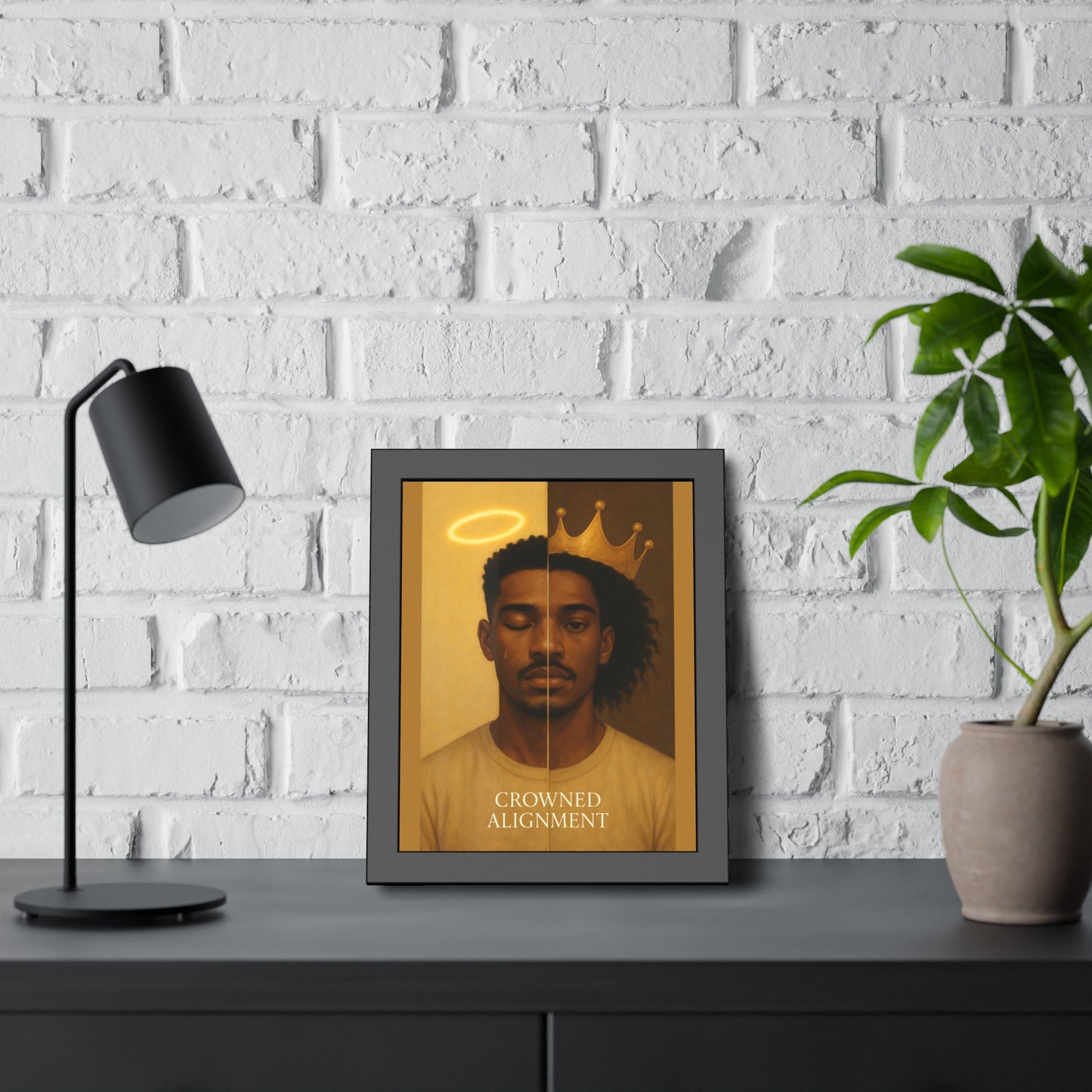 "Stillness of a King" - Framed Wall Art