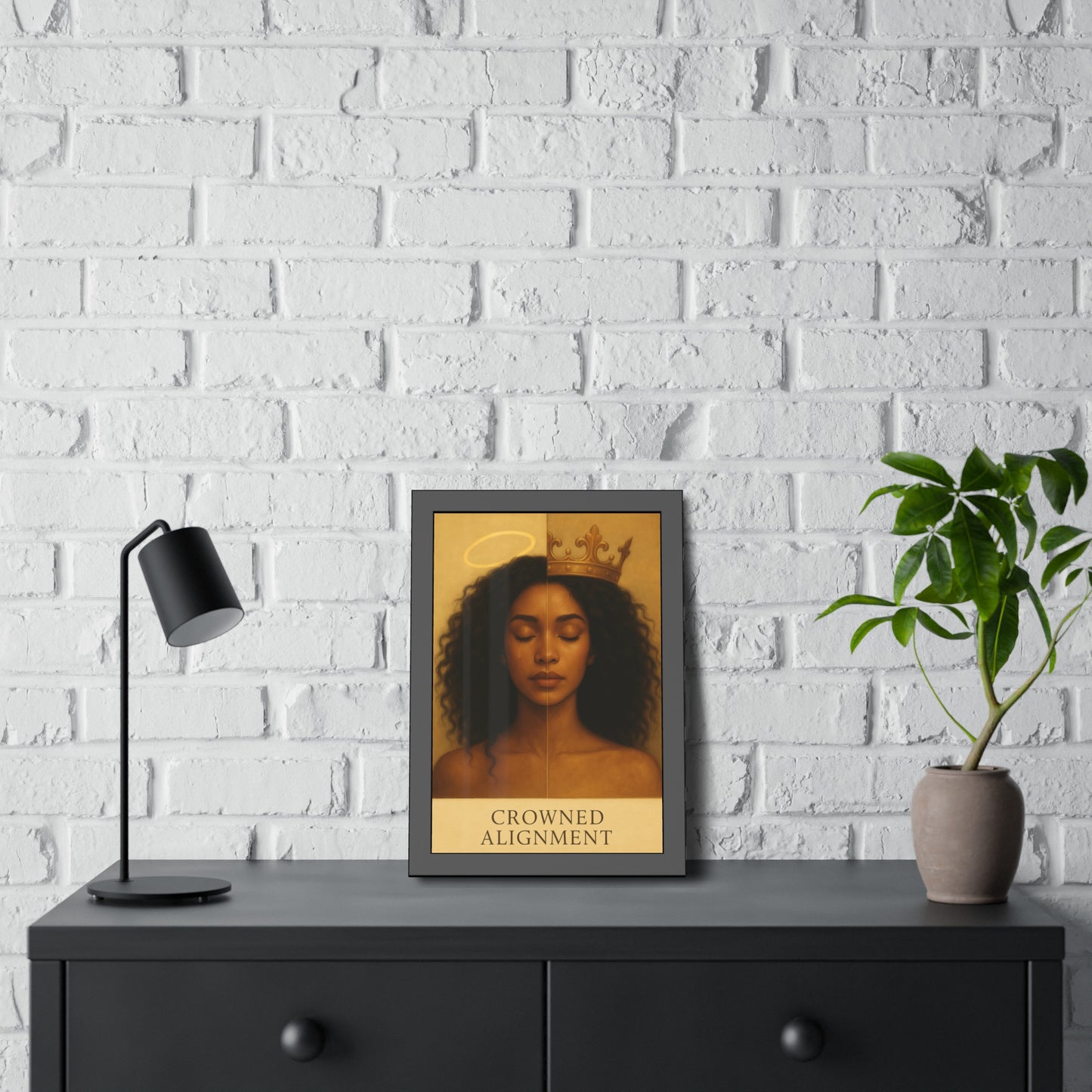 "Everything About Her Aligned" - Digital Wall Art