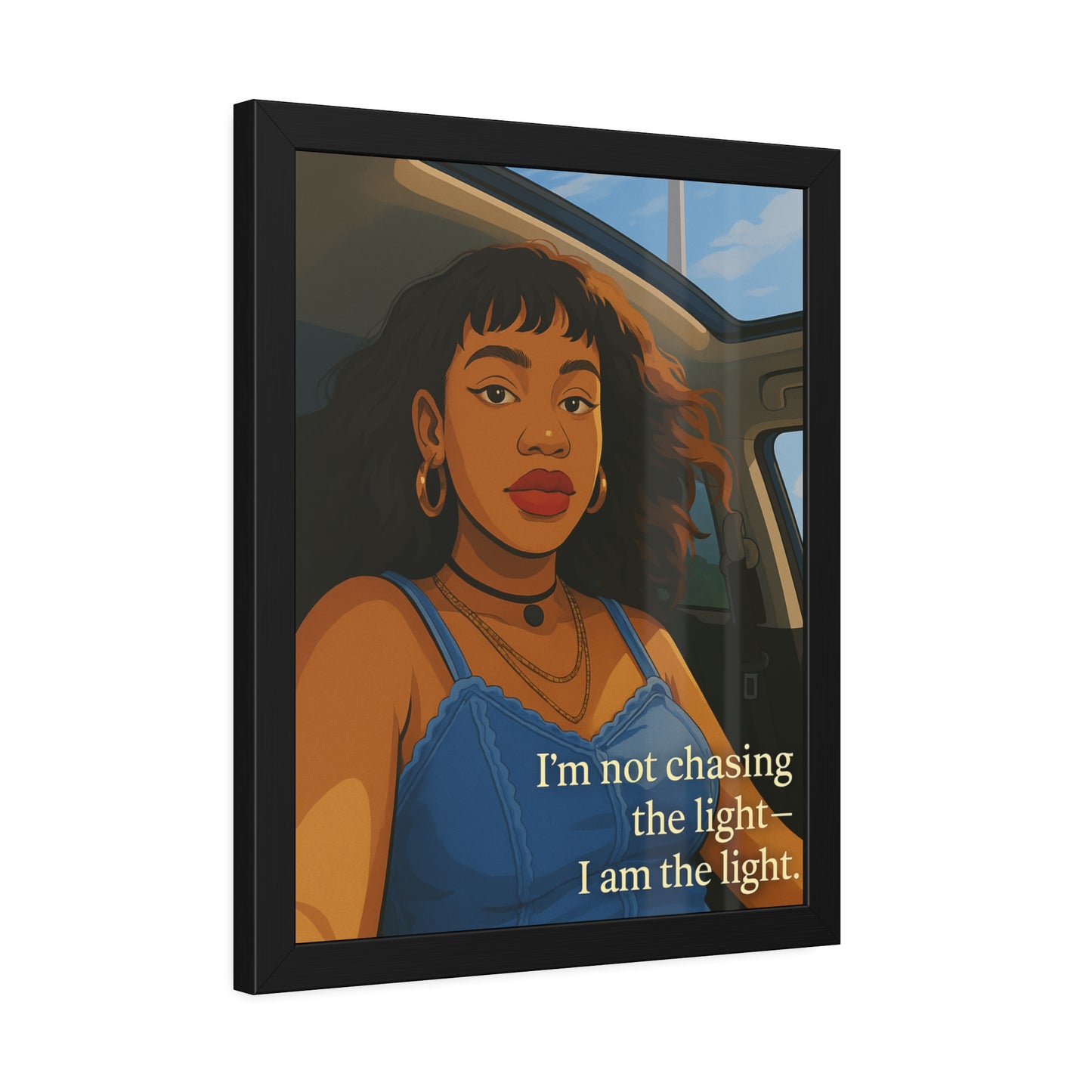 "I Am the Light" - Framed Wall Art
