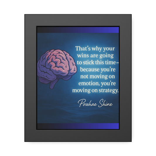 "This Time It Sticks" - Framed Wall Art