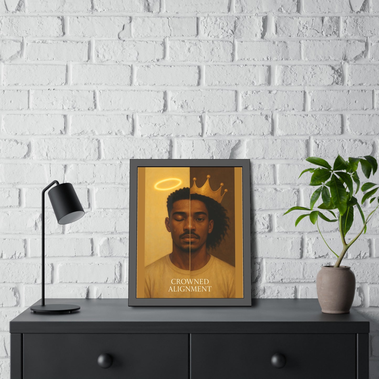 "Stillness of a King" - Framed Wall Art