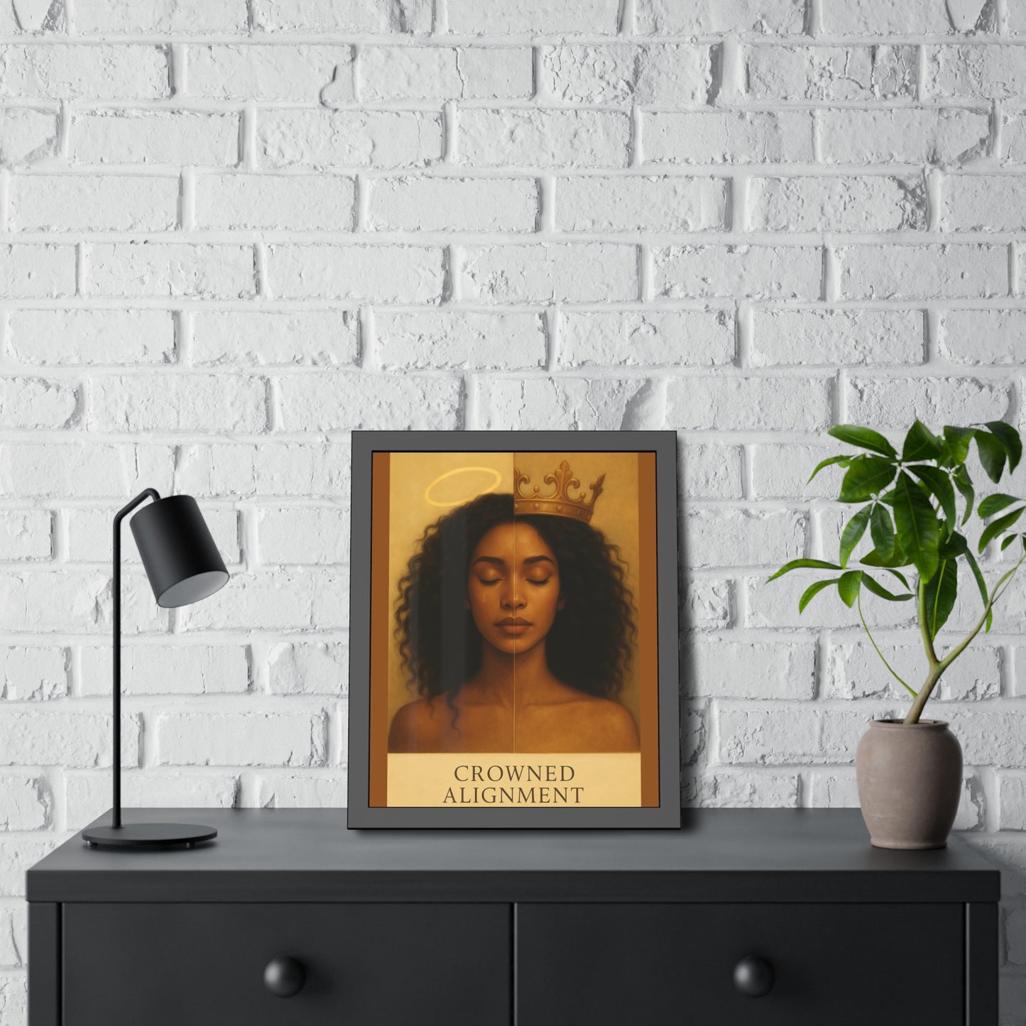 "Everything About Her Aligned" - Digital Wall Art