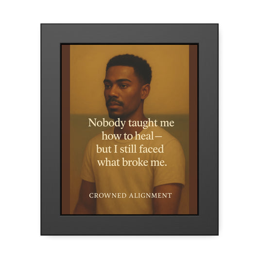 "Faced What Broke Me" - Digital Wall Art