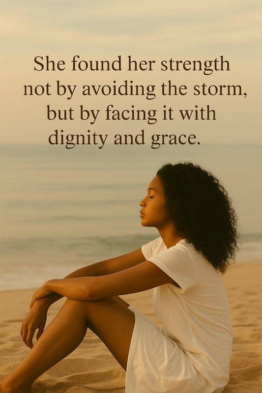 "Faced It with Grace" - Digital Wall Art