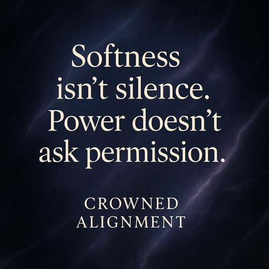 "Softness Isn't Silence" - Digital Wall Art